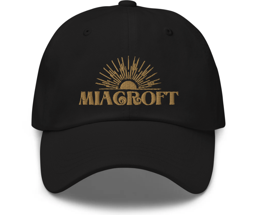 MiaCroft Embroidered Logo Hat