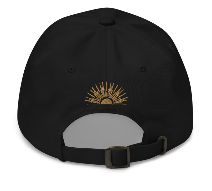 MiaCroft Splitside Embroidered Logo Hat