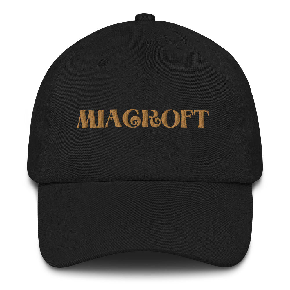 MiaCroft Splitside Embroidered Logo Hat