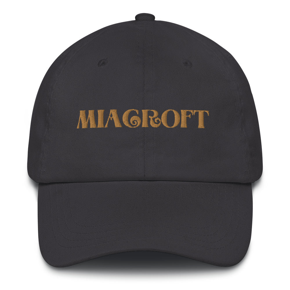 MiaCroft Splitside Embroidered Logo Hat